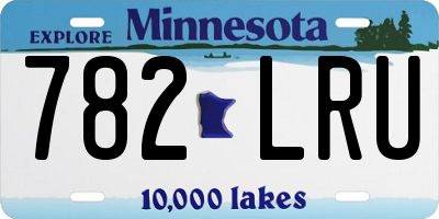 MN license plate 782LRU