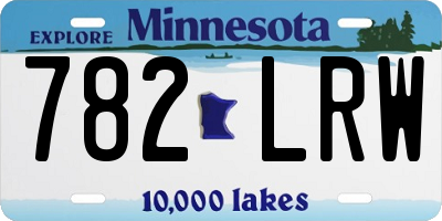 MN license plate 782LRW
