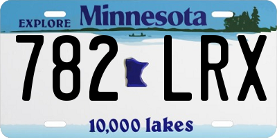 MN license plate 782LRX