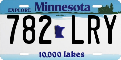 MN license plate 782LRY