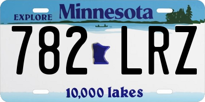 MN license plate 782LRZ