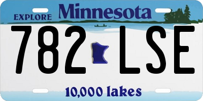 MN license plate 782LSE