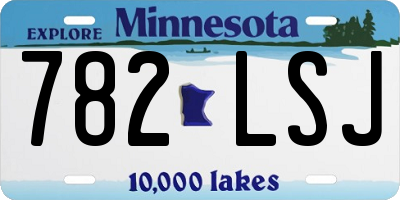 MN license plate 782LSJ