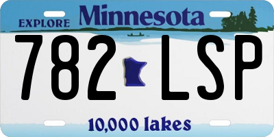 MN license plate 782LSP