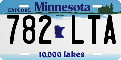 MN license plate 782LTA