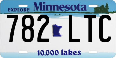 MN license plate 782LTC