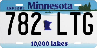 MN license plate 782LTG