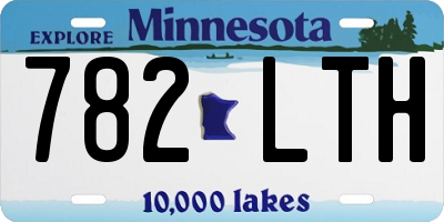 MN license plate 782LTH