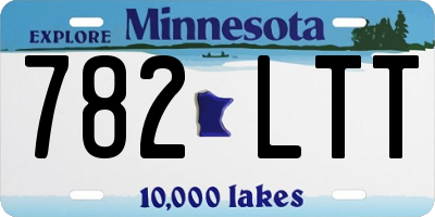 MN license plate 782LTT