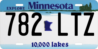 MN license plate 782LTZ