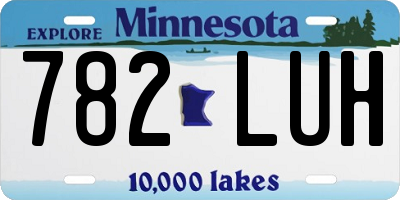 MN license plate 782LUH