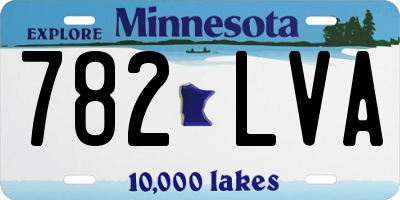 MN license plate 782LVA