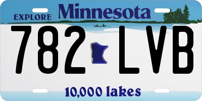 MN license plate 782LVB