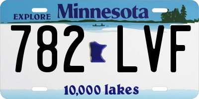MN license plate 782LVF
