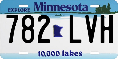 MN license plate 782LVH