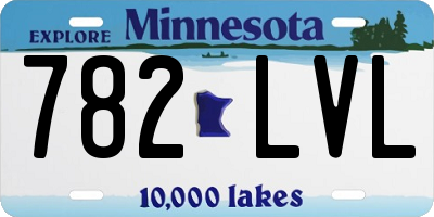 MN license plate 782LVL