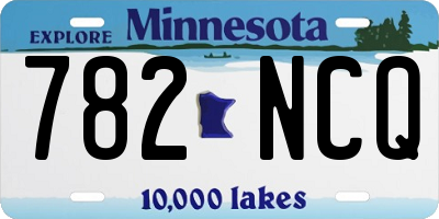 MN license plate 782NCQ