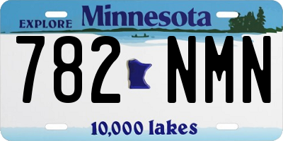 MN license plate 782NMN