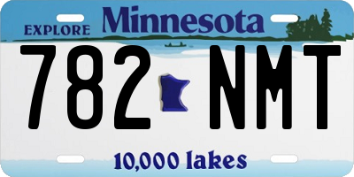 MN license plate 782NMT