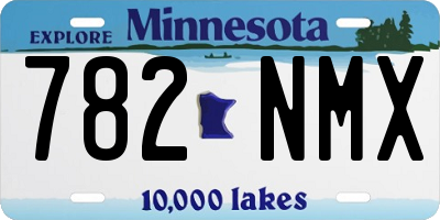 MN license plate 782NMX