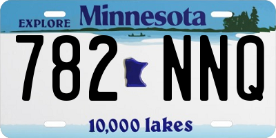 MN license plate 782NNQ