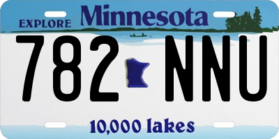 MN license plate 782NNU