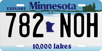 MN license plate 782NOH