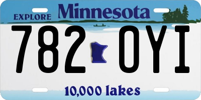 MN license plate 782OYI