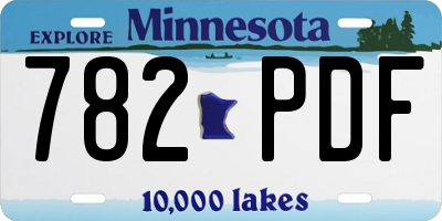 MN license plate 782PDF