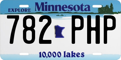 MN license plate 782PHP