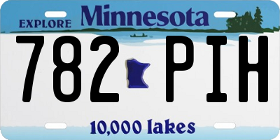 MN license plate 782PIH