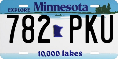 MN license plate 782PKU