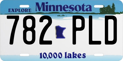 MN license plate 782PLD