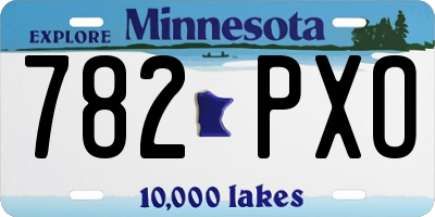 MN license plate 782PXO