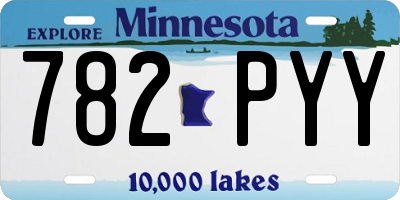 MN license plate 782PYY