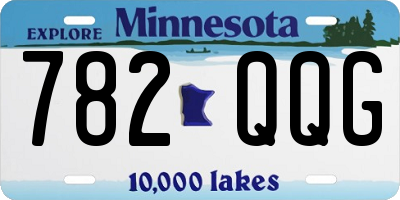 MN license plate 782QQG