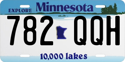 MN license plate 782QQH