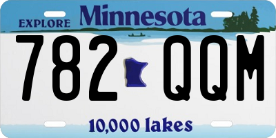 MN license plate 782QQM