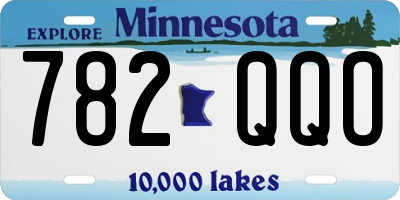 MN license plate 782QQO