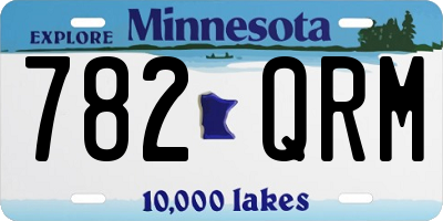 MN license plate 782QRM