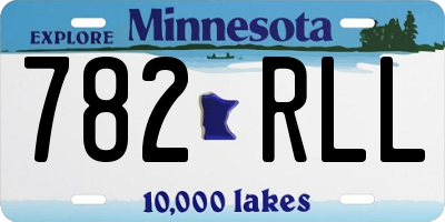 MN license plate 782RLL