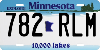 MN license plate 782RLM