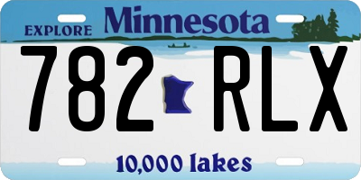 MN license plate 782RLX