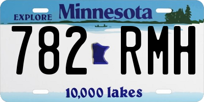 MN license plate 782RMH