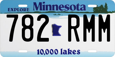 MN license plate 782RMM
