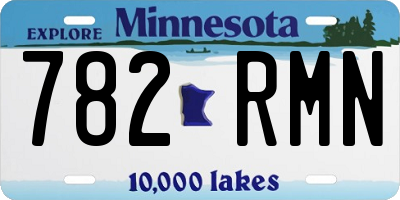 MN license plate 782RMN