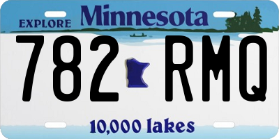 MN license plate 782RMQ