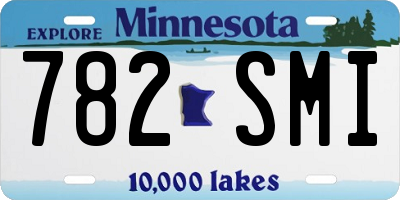 MN license plate 782SMI
