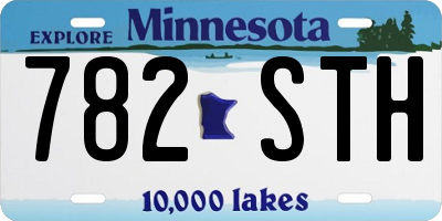 MN license plate 782STH