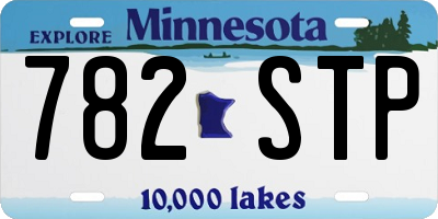 MN license plate 782STP